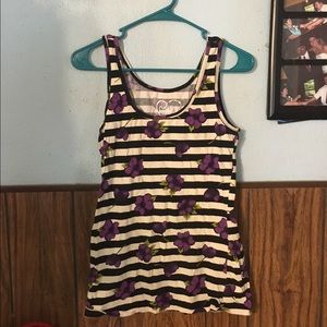 Black and white tank top