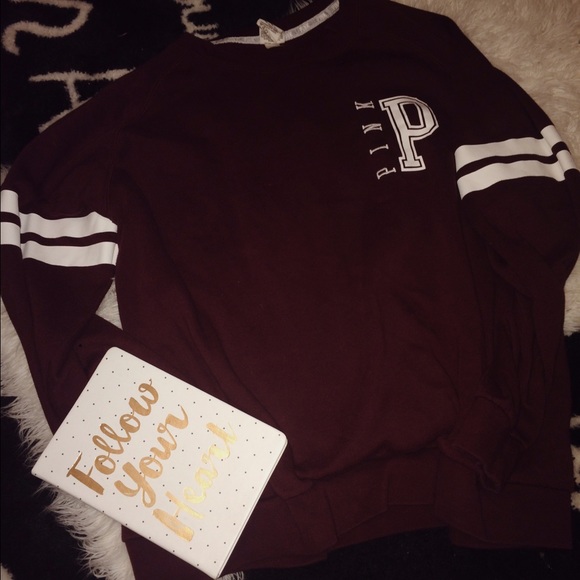 Maroon Victoria's Secret PINK Sweatshirt