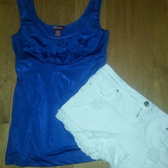 Shimmer Blue Tank