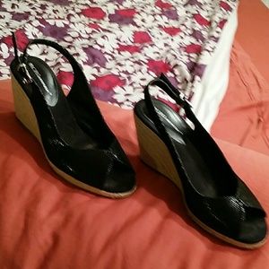 BCBGENERATIONS Holly Strap wedge sandals