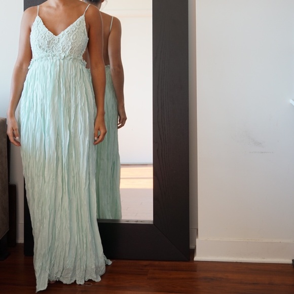Mint green maxi