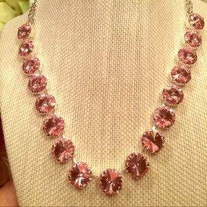 Swarovski Crystal Elements Pink on Pink jewelry
