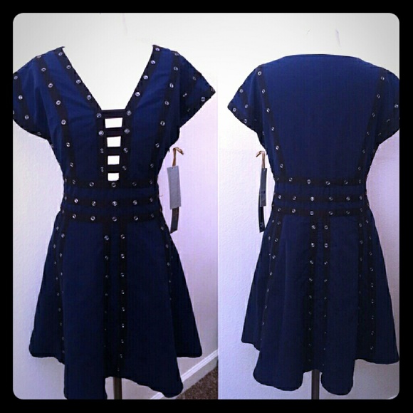 Zac Posen blue dress