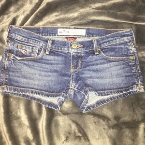 Hollister jean shorts