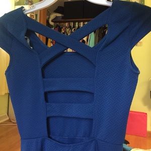 Cute dress with cross back design