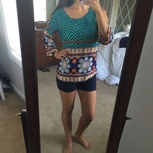 Fun pattern top