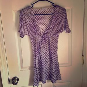 Sheer beach cover up