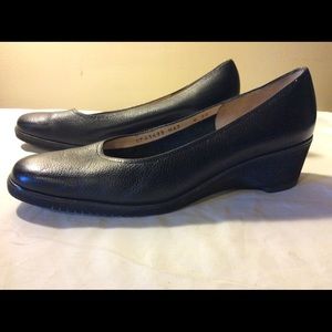 Salvatore Ferragamo black wedge