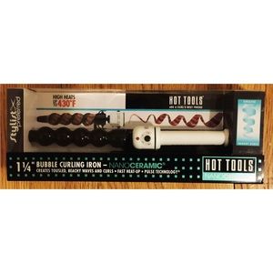 Hot Tools 1.25 inch bubble curling iron