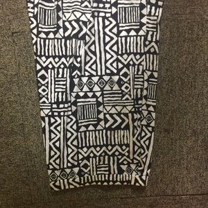 Aztec maxi skirt with slit in back