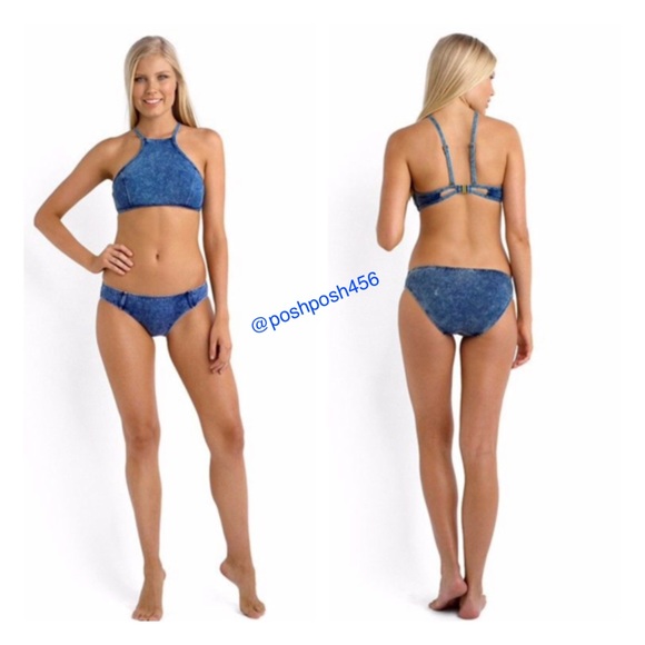 ❗️SALE❗️Blue two-piece swimsuit baiting suit - Picture 3 of 4