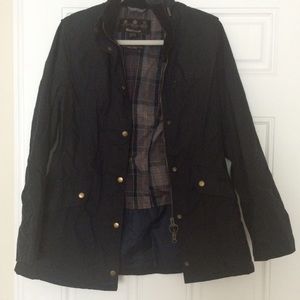 Barbour Riverwood Jacket, Navy, Size 6