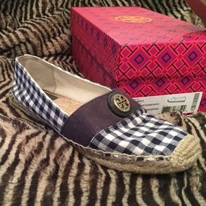 Cute Tory Burch beach flat espadrilles
