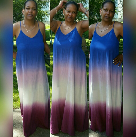 SALE!!! Luxurious Ombre Maxi Dress  - Small