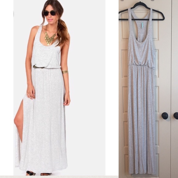 Lulu's grey maxi