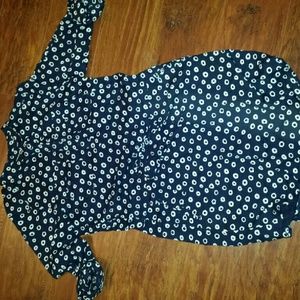 Ann taylor loft oh la la shirt dress