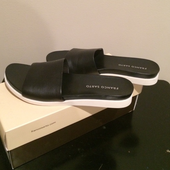 Franco Sarto lumia sandal slides 7.5 NIB