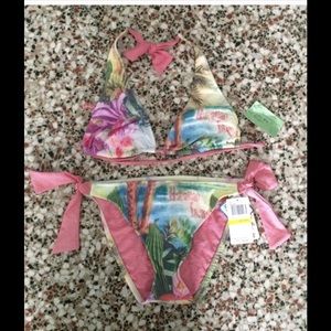 Lucky Brand bikini, top L, bottoms M