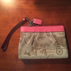 Classic Coach Wristlet