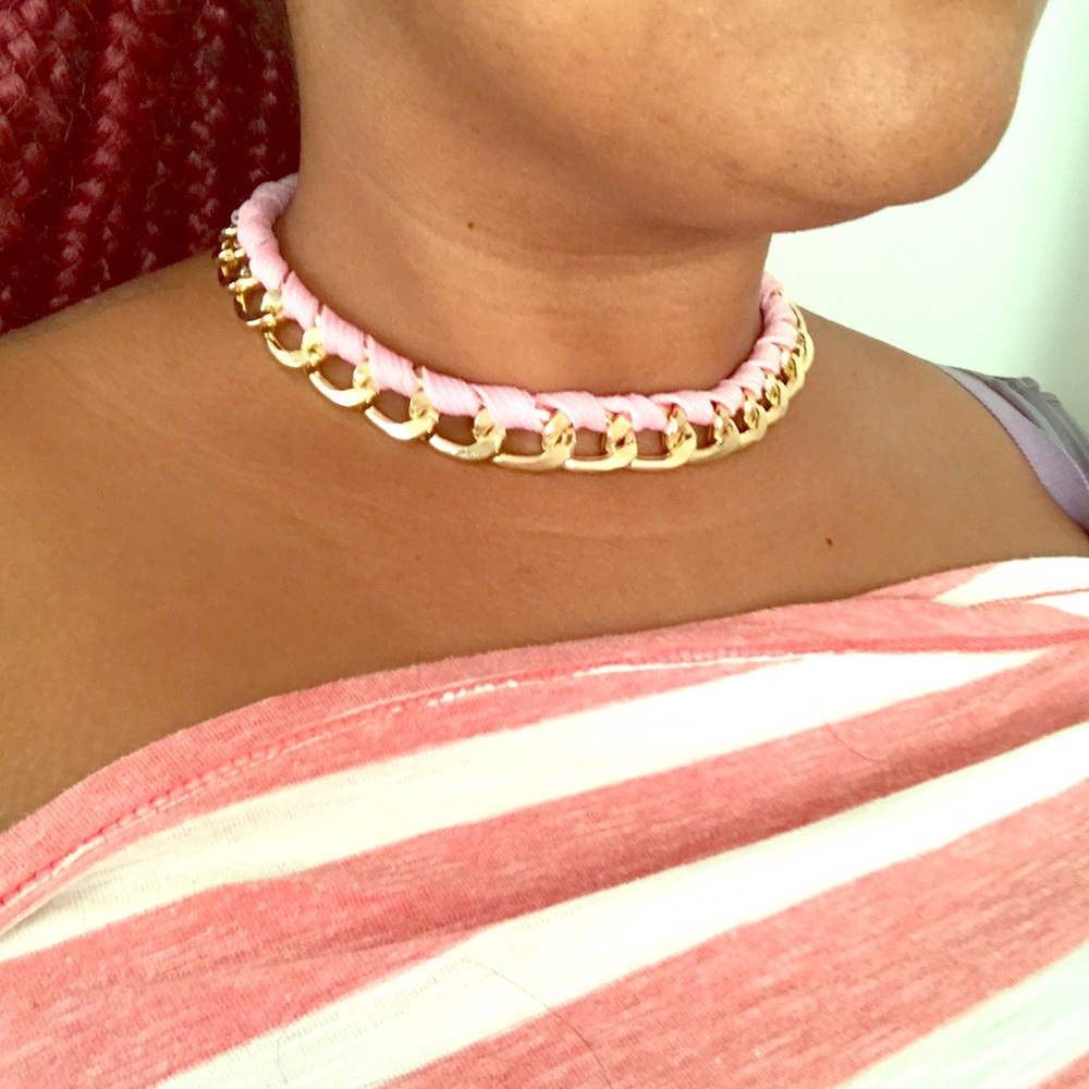 Colorful chain chocker