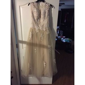 Champagne prom/formal dress!