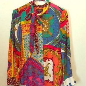 Hale Bob Silk Blouse