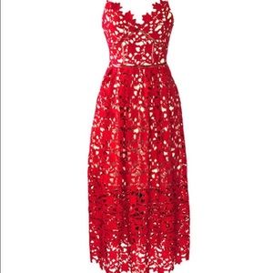 Azaelea Red Lace Dress