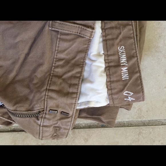 Gap skinny mini khaki pants