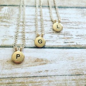 Personalized rose gold necklace