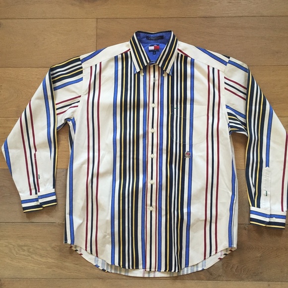 Vintage Tommy Hilfiger Mens Shirt