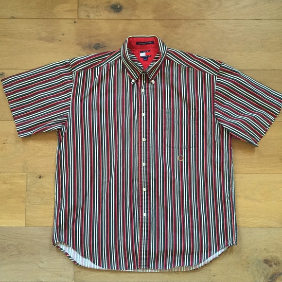 Vintage Tommy Hilfiger Mens Shirt