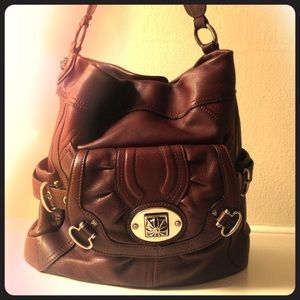 B. Makowsky Brown hobo big lots of room leather 😍