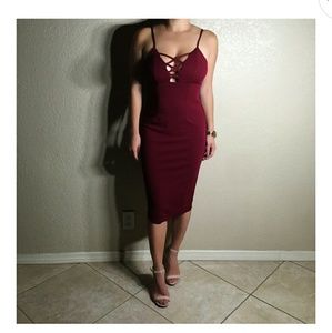 Brand new wine dress 🍷