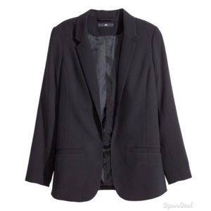 Blazer with shoulder pads