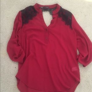 Maurice's medium red tunic