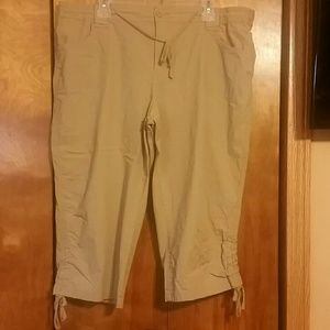 Khaki Capris