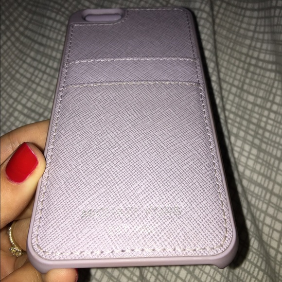 EUC lavender Michael Kors wallet iPhone 6 case