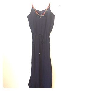 Vix navy maxi dress