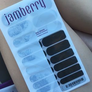 Tungsten Sparkle Jamberry Nail Wraps