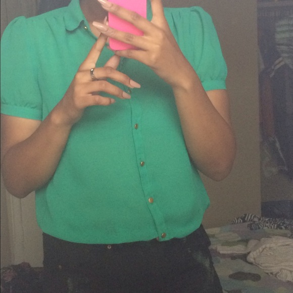 Peter Pan collar blouse