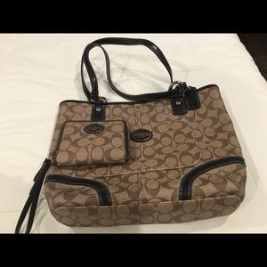 Matching  Coach handbag and wallet