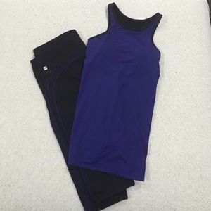Fabletics Neve Tank and Polar Crop.