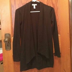 Simple black cardigan