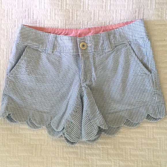 Lilly Seersucker Buttercup Shorts
