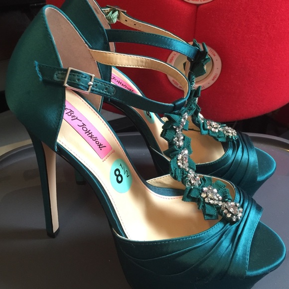 Betsy Johnson Elizabeth Satin Platform Sandal