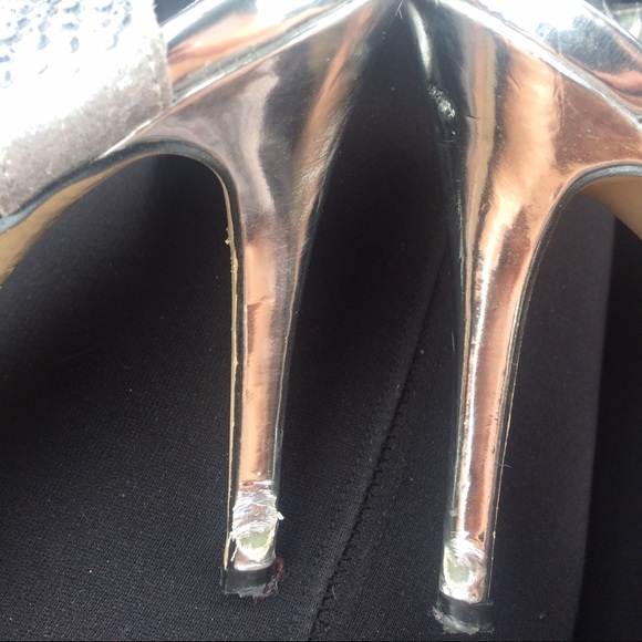 Silver Rhinestone Heels - Picture 4 of 4