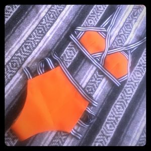 🌈SALE🌈 Cut out high waist swimsuit. Never worn!