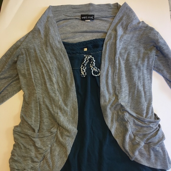 ⚡️Aeropostale Blue Braided Tank Top - Size X Small - Picture 3 of 3