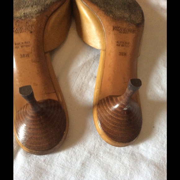 Yves Saint Laurent leather tassel mules - Picture 4 of 4