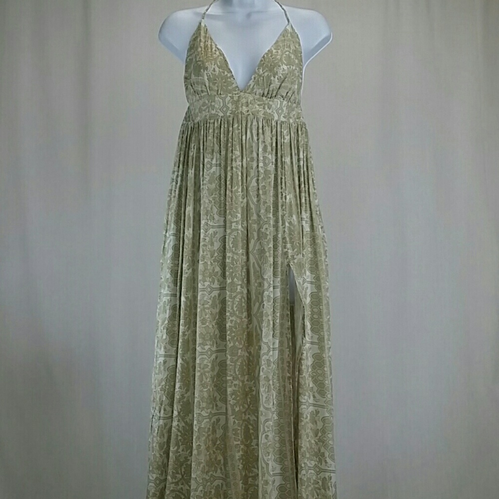 Novella Royale Women's Tan Maxi Dress - NWT